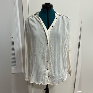 White Summer Button Down